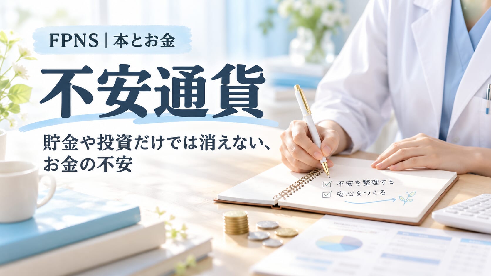FPNS｜本とお金 不安通貨 貯金や投資だけでは消えないお金の不安を考える看護師